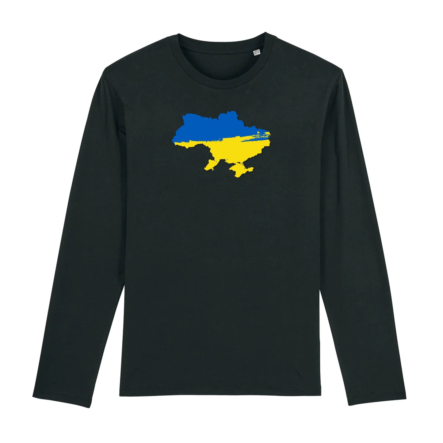 T shirt Manches longues Homme Ukraine carte