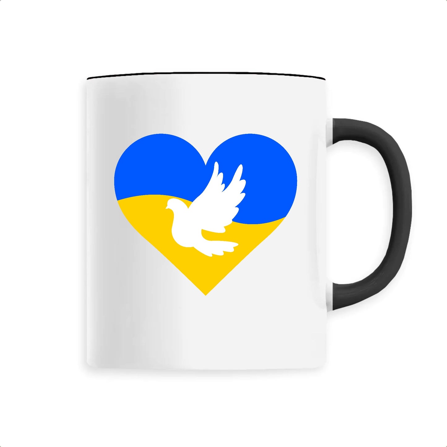 Mug Ukraine Coeur Colombe