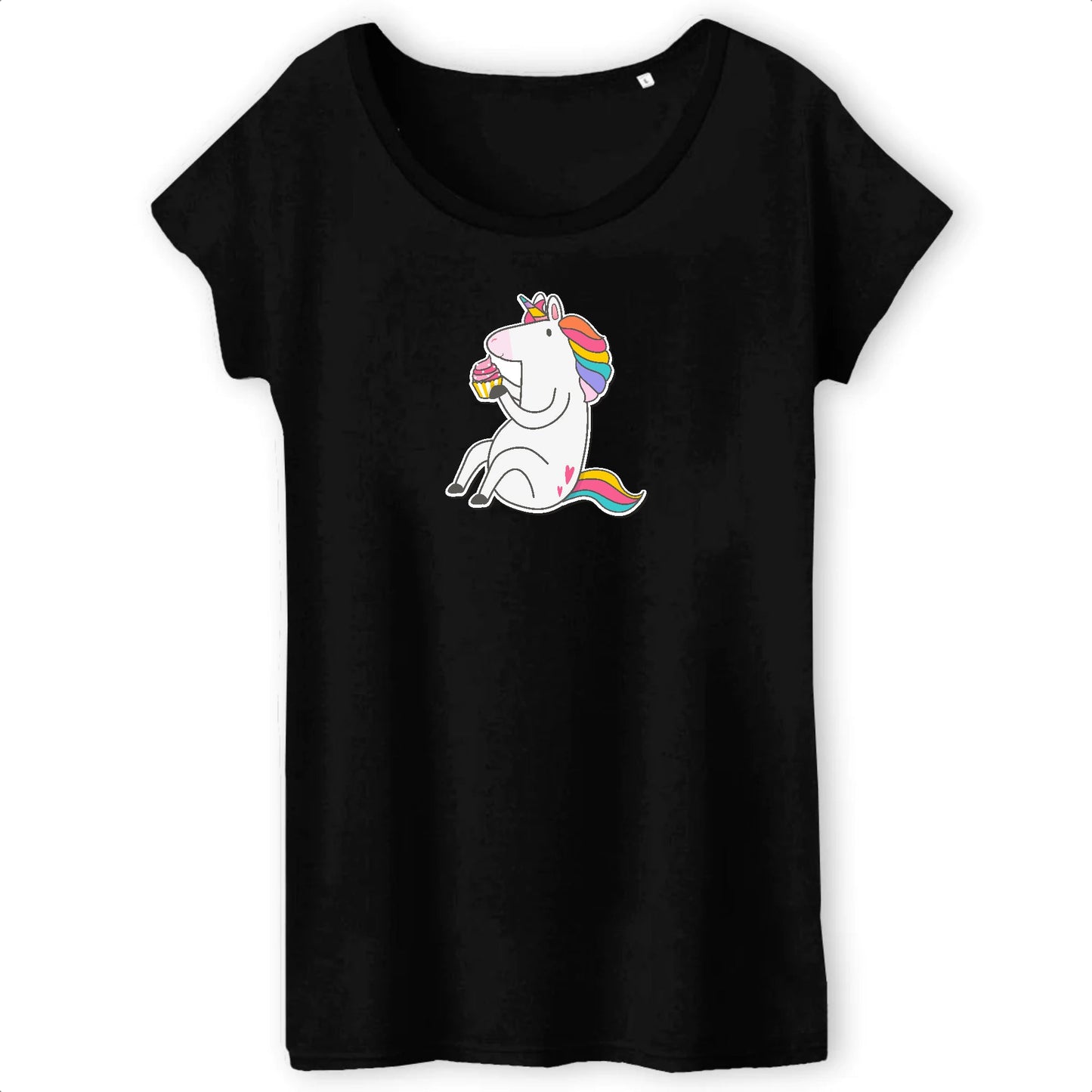 T shirt Femme Licorne s'assoit