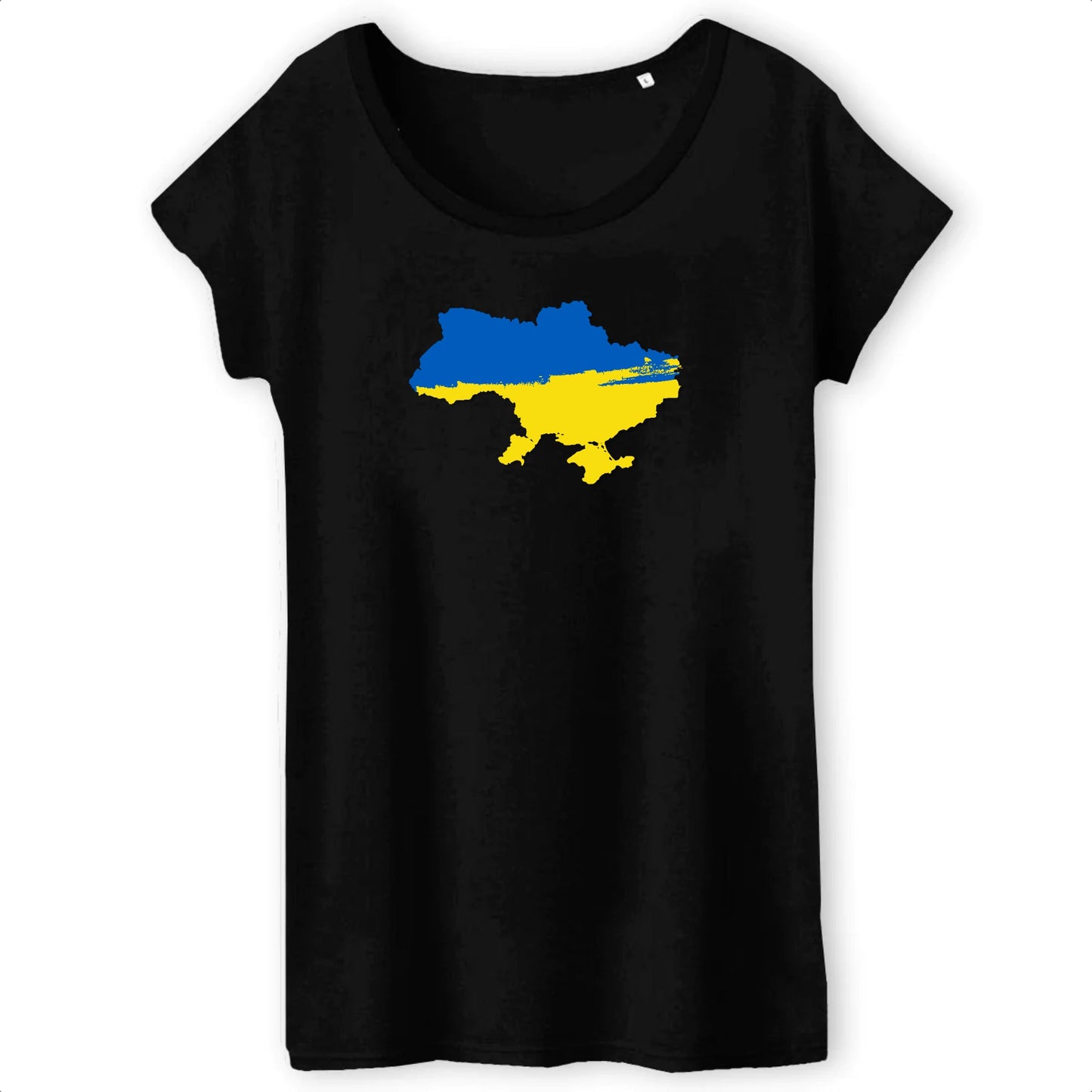 T shirt Femme Ukraine carte