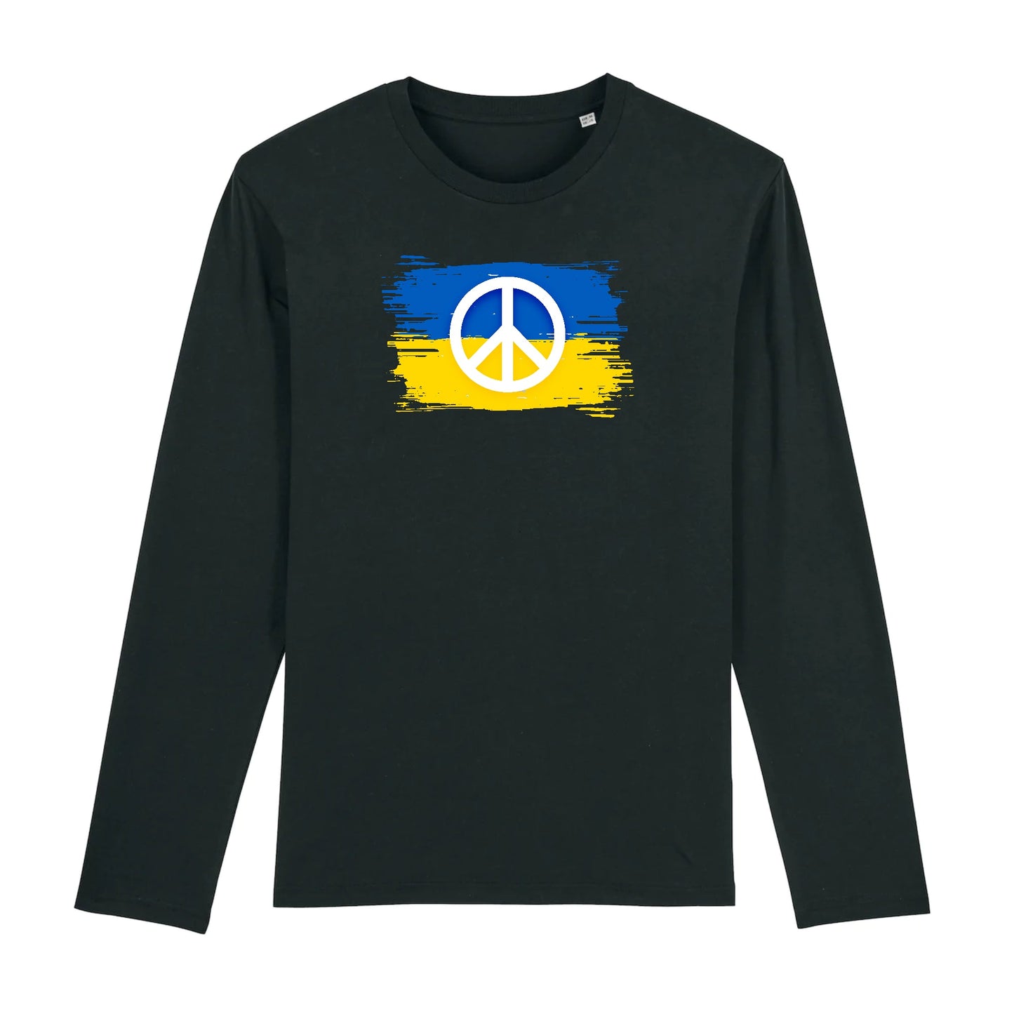 T shirt Manches longues Homme Ukraine Symbole de Paix