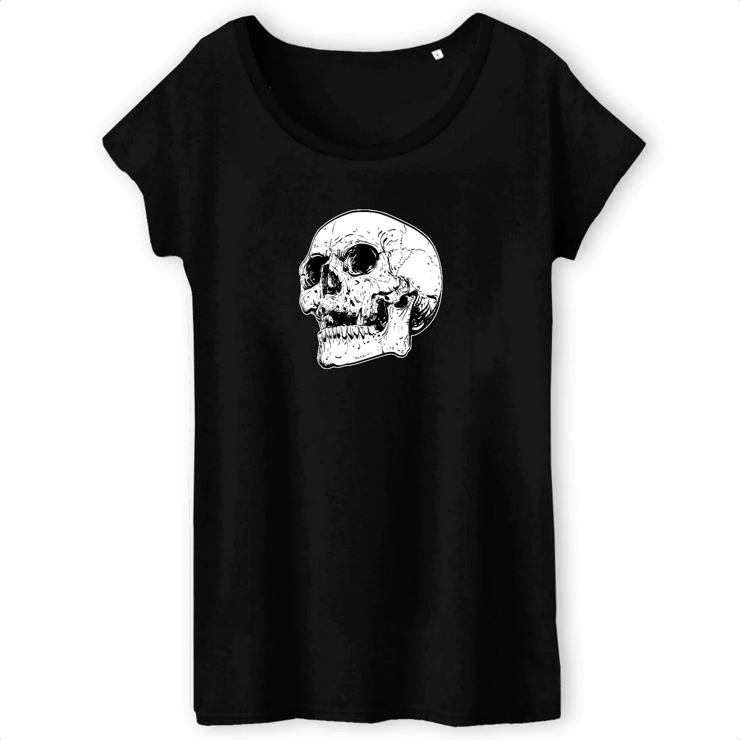 T shirt Femme Tête de Mort peur