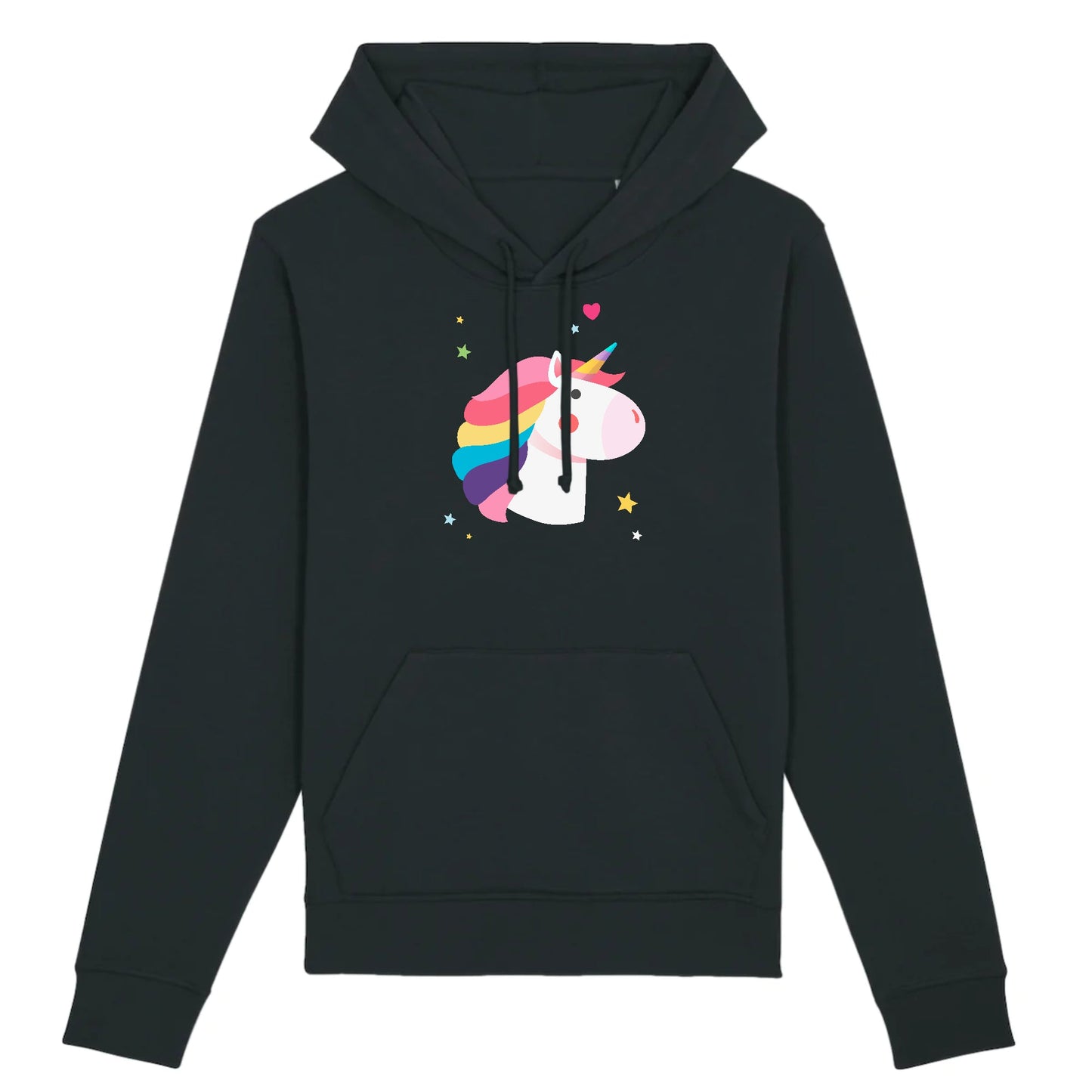 Sweat à capuche Tête de licorne