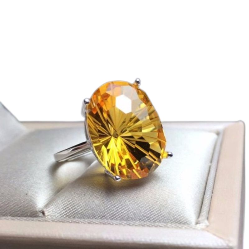 Bague en citrine