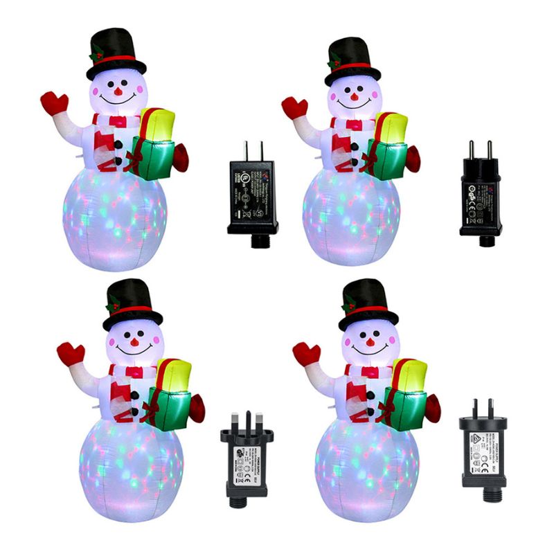 Bonhomme de neige gonflable