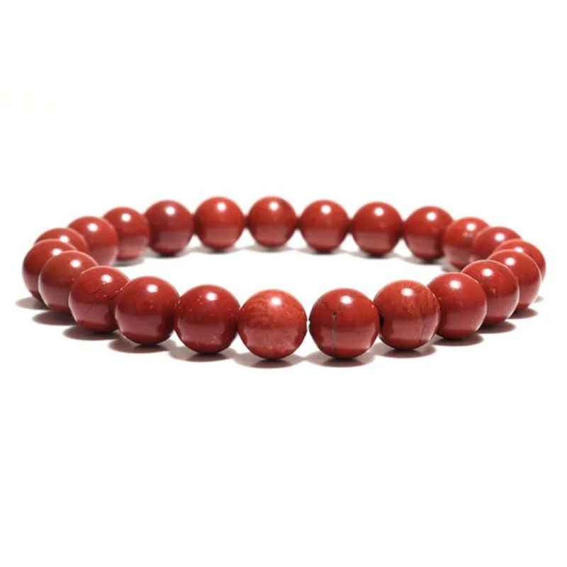 Bracelet jaspe rouge