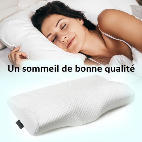 oreiller ergonomique cervical à mémoire de forme