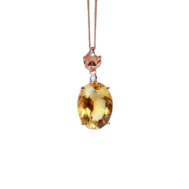 Pendentif citrine