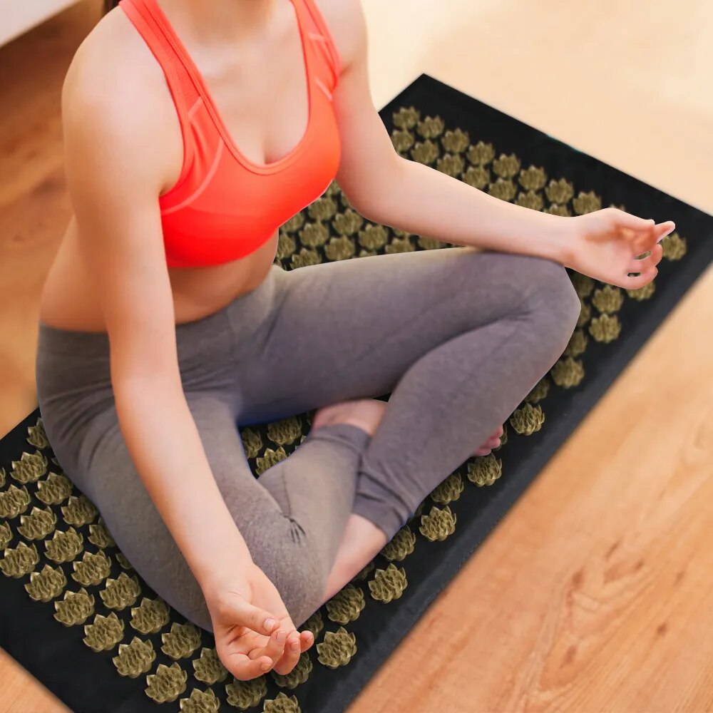 Tapis d'Acupression fleurs de lotus