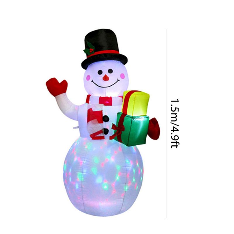 Bonhomme de neige gonflable