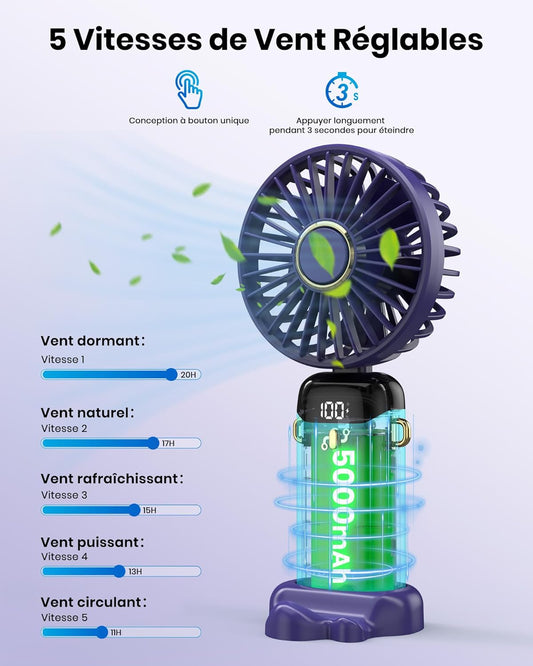 mini ventilateur portable 