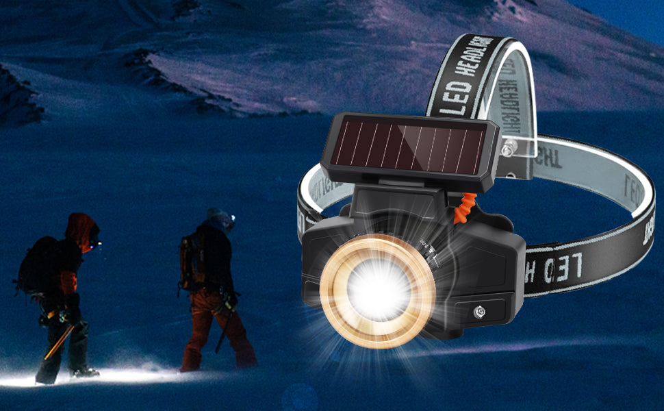 Lampe frontale solaire SolarLum™