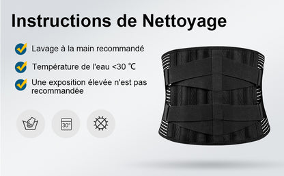 Comment nettoyer sa ceinture lombaire ?