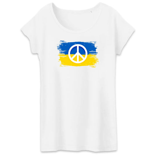 T shirt Femme Ukraine Symbole de Paix