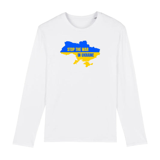 T shirt Manches longues Homme Ukraine carte du pays