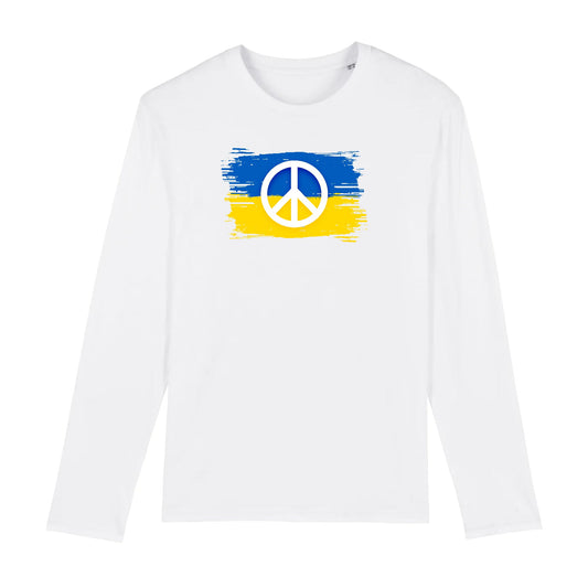 T shirt Manches longues Homme Ukraine Symbole de Paix