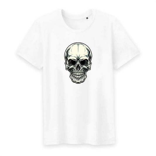 T shirt homme col rond Tête de Mort horreur