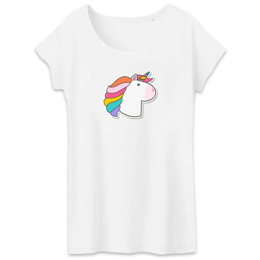 T shirt Femme Licorne visage