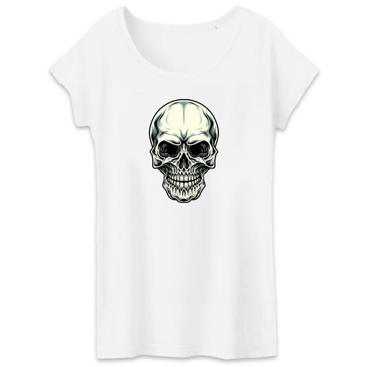 T shirt Femme Tête de Mort horreur