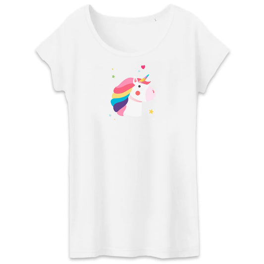 T shirt Femme Tête de licorne