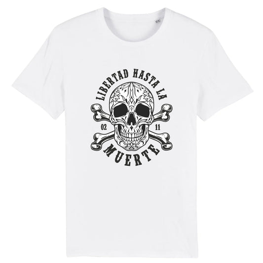 T shirt tete de mort mexicaine libertad