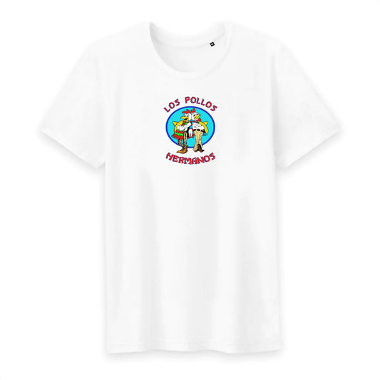 T shirt Homme col rond Los pollos hermanos frères poulets