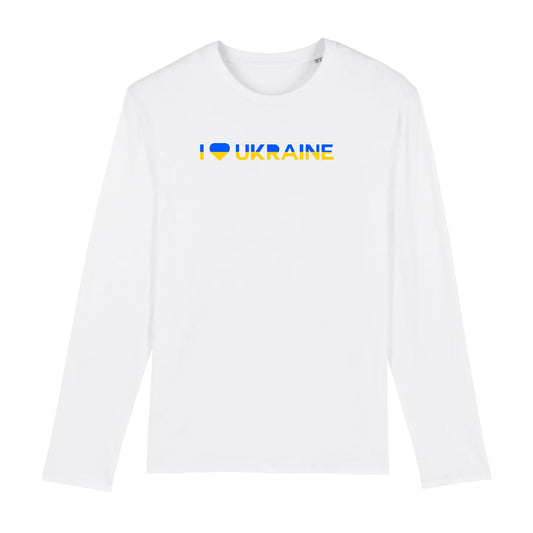 T shirt Manches longues Homme I Love Ukraine