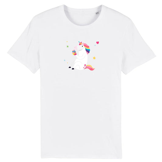 T shirt Unisex Licorne avec cupcake