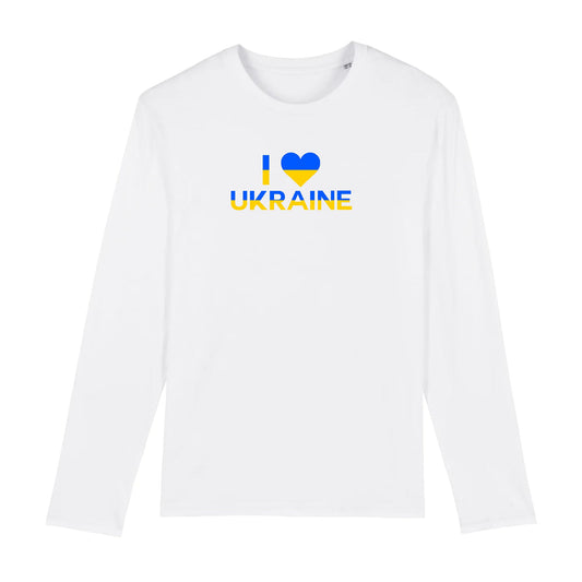 T shirt Manches longues Homme J'aime l'Ukraine