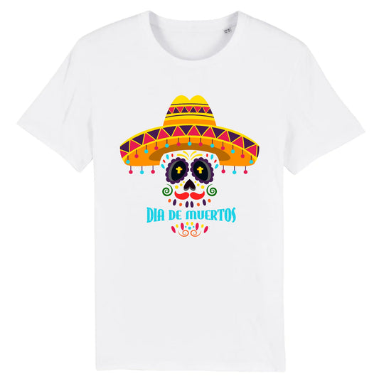 T shirt tete de mort mexicaine dia de muertos