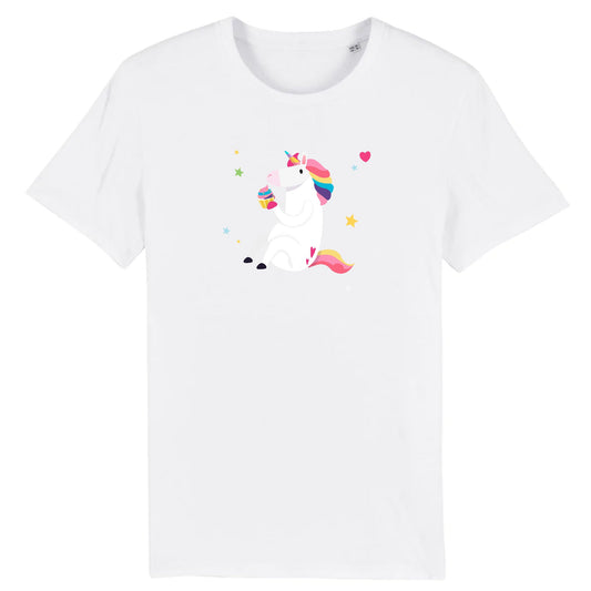 T shirt Licorne avec cupcake