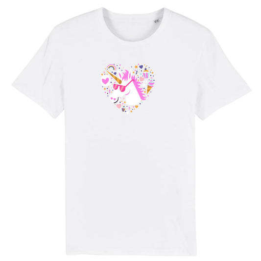 T shirt Unisex Licorne avec lunettes