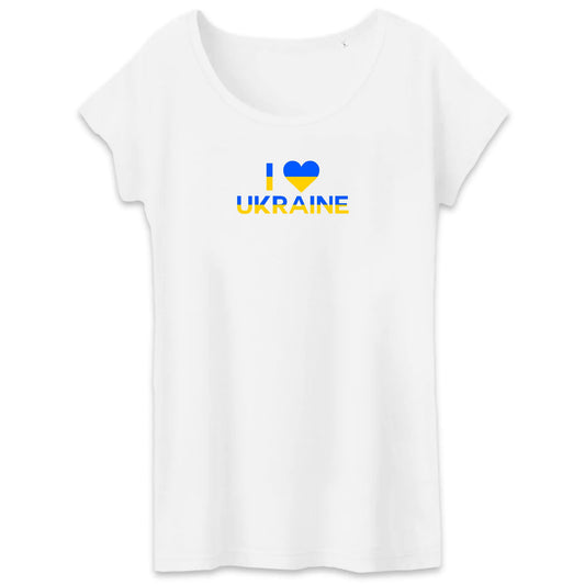 T shirt Femme J'aime l'Ukraine