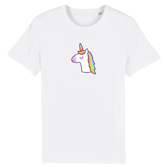 T shirt Unisex Licorne avec les yeux fermés