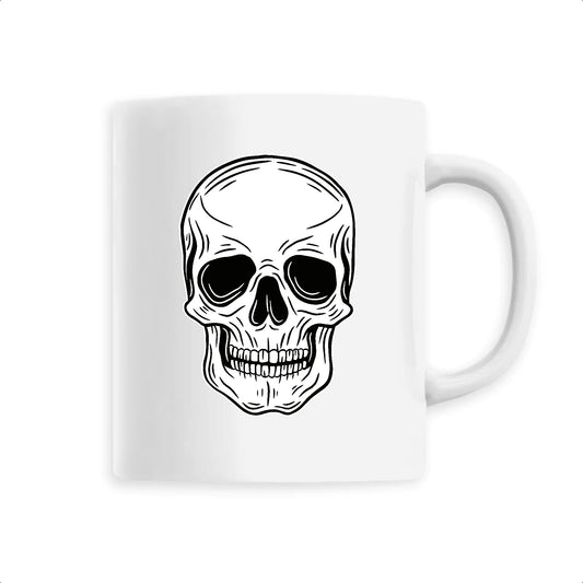 Mug Tête de Mort Blanche