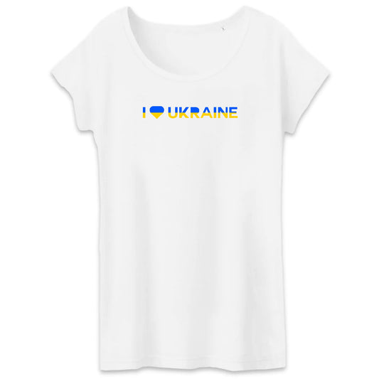 T shirt Femme I Love Ukraine