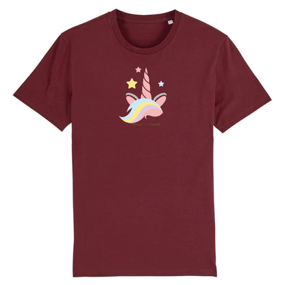 T shirt Licorne avec corne rose