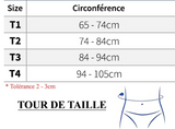 Guide de taille de la ceinture lombaire 