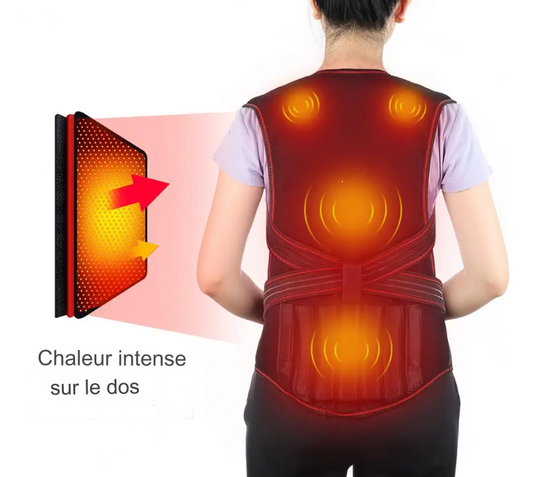 Gilet Chauffant Magnétique (108 Aimants)