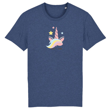 T shirt Unisex Licorne avec corne rose