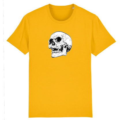 T shirt Unisex Tête de Mort peur