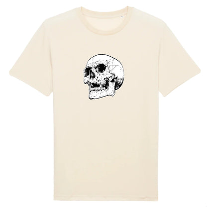 T shirt Unisex Tête de Mort peur