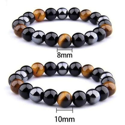 Bracelet œil de tigre homme