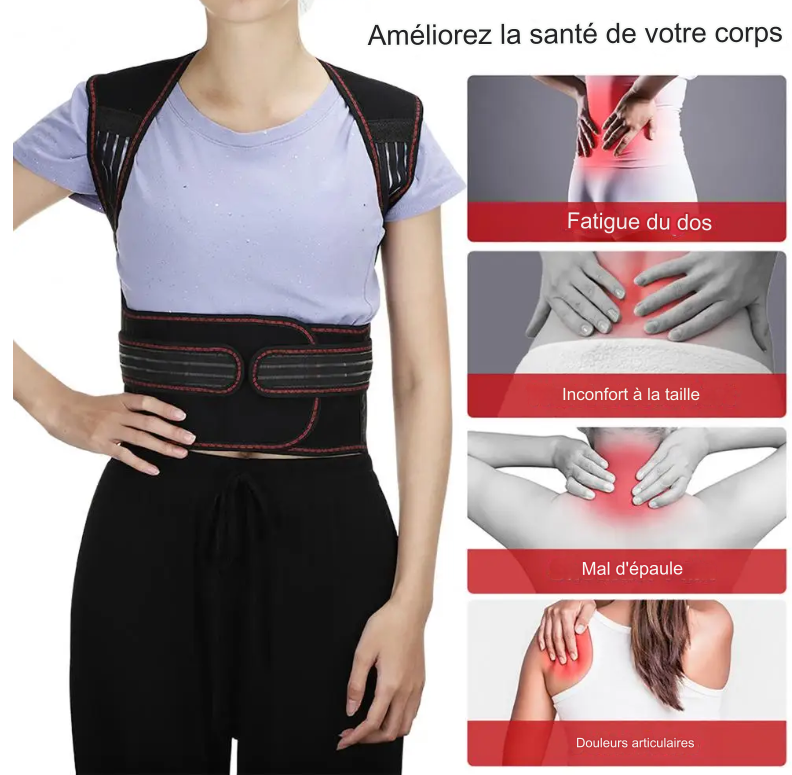 Ceinture lombaire Magnetique Chauffante 108 Aimants Phisiocare