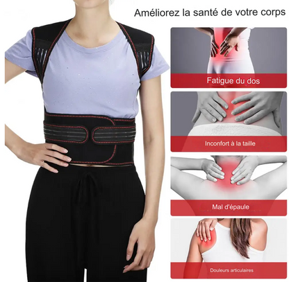 Gilet Chauffant Magnétique (108 Aimants)