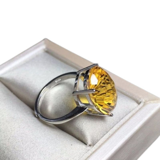 Bague en citrine