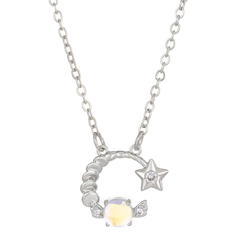 Collier pierre de lune véritable