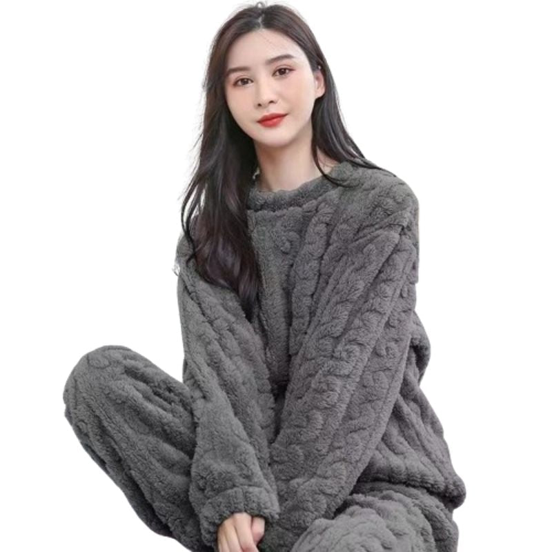 Combinaison pyjama polaire femme