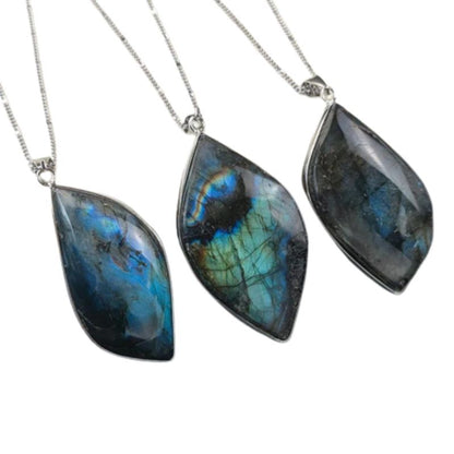 Collier pierre labradorite