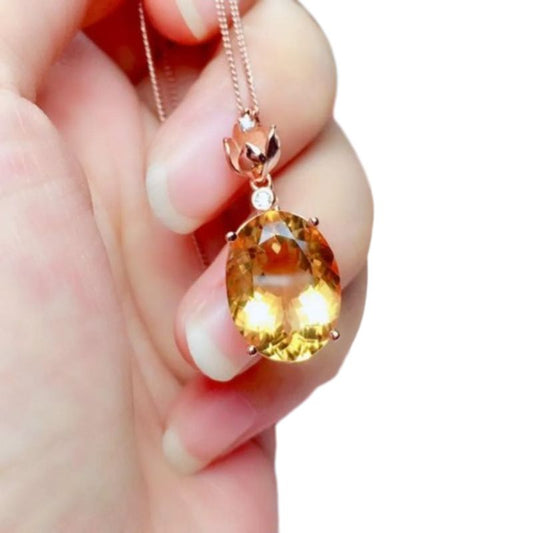 Pendentif citrine